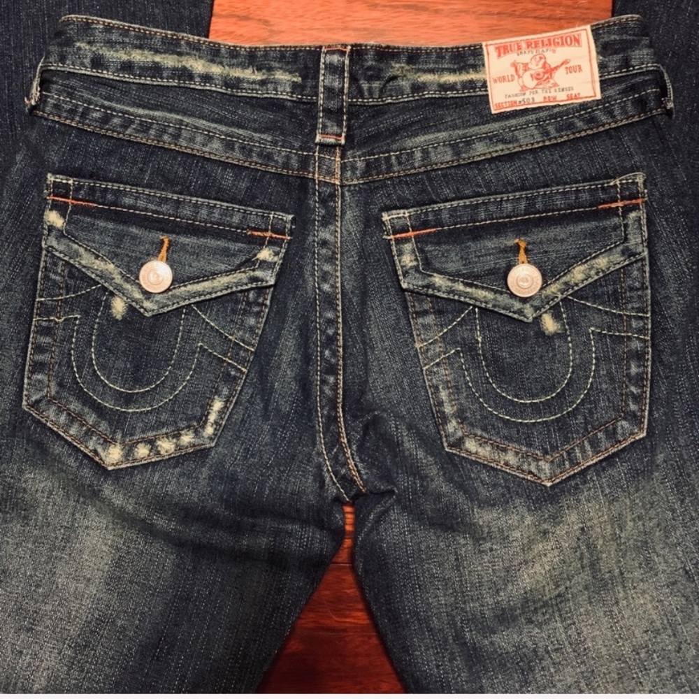 TRUE RELIGION SECTION #503 Slight Flair Jeans - Picture 3 of 8